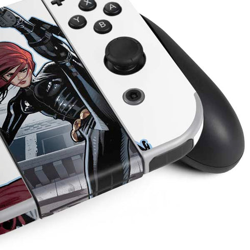 Marvel Black Widow High Kick Nintendo Switch OLED (2021) Skin